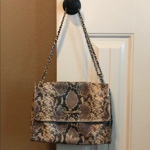 Elaine Turner Python Handbag